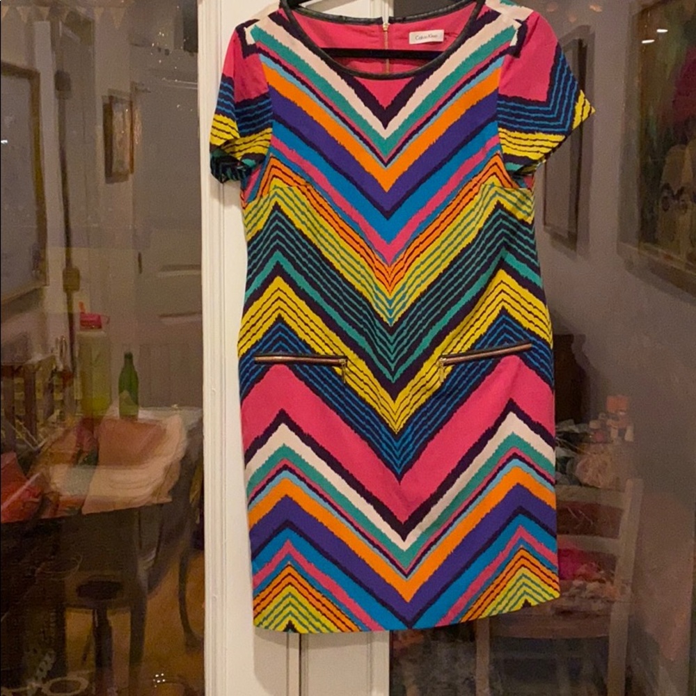 Colorful shift dress